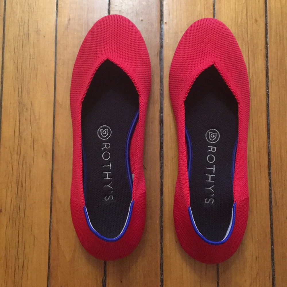 Rothy’s Red Flats